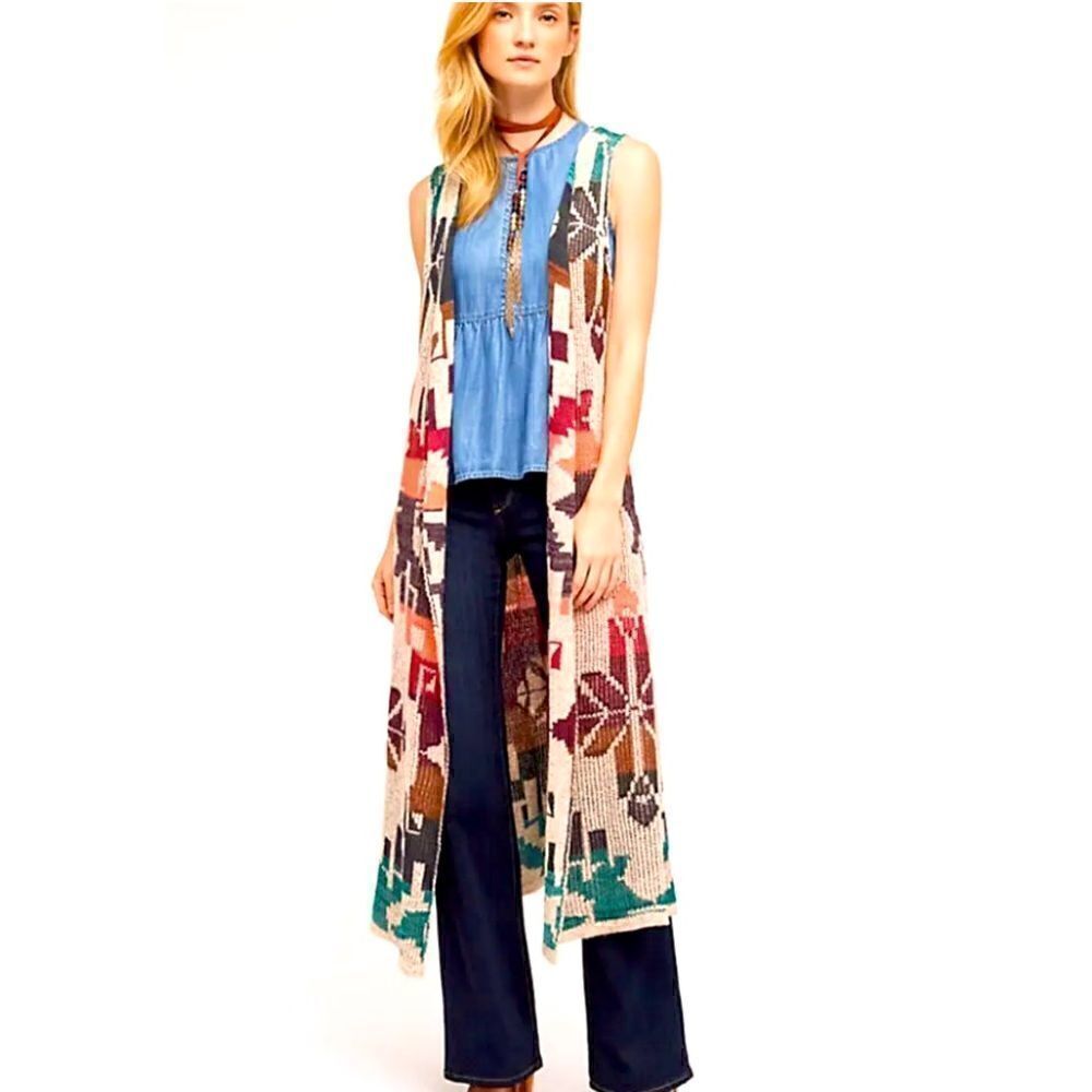 Cecilia Prado open front knit duster